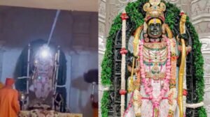 राम मंदिर में सूर्य की किरणों से रामलला का हुआ अभिषेक, रामनवमी पर जश्न में डूबी अयोध्या