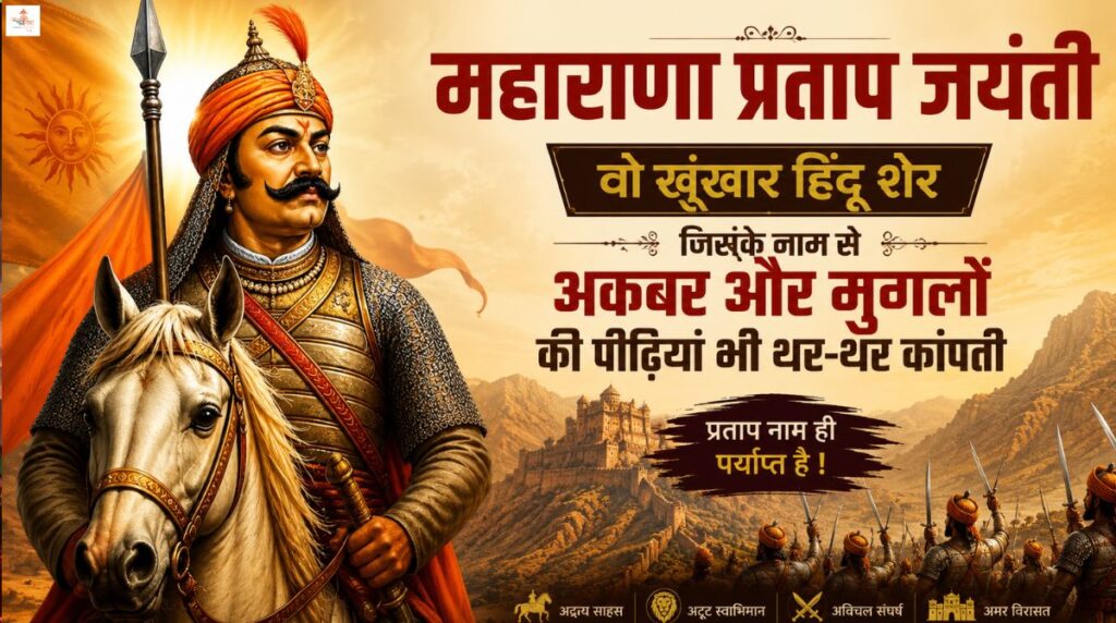 महाराणा प्रताप जयंती: वो खूँखार हिंदू शेर जिसके नाम से अकबर और मुगलों की पीढ़ियां भी थर-थर कांपती