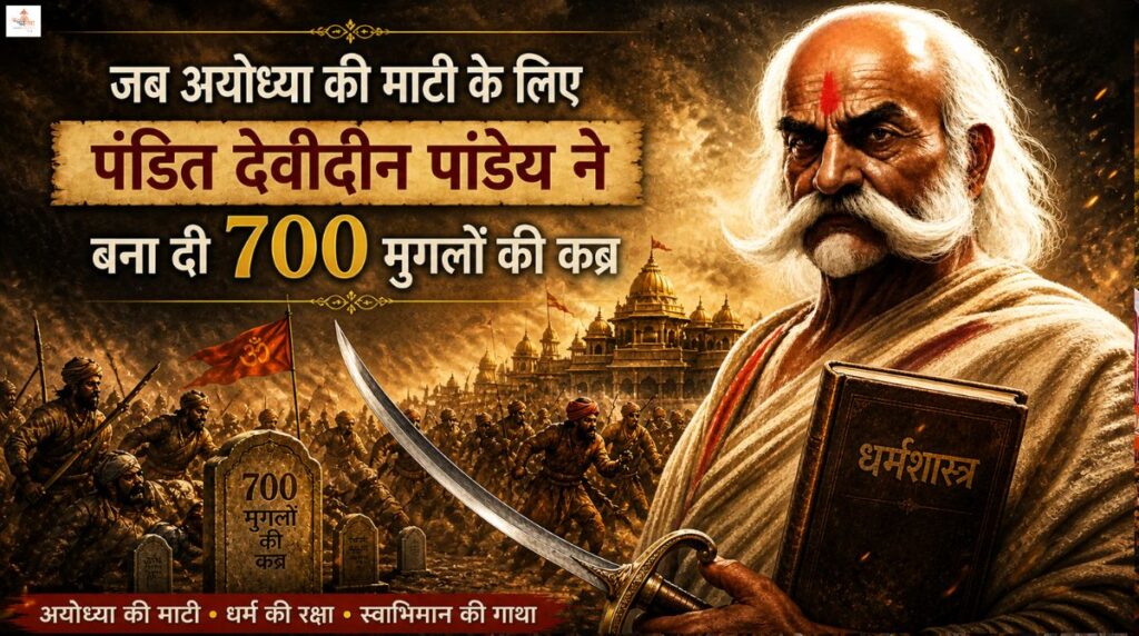 शास्त्र भी और शस्त्र भी, जब अयोध्या की माटी के लिए पंडित देवीदीन पांडेय ने बना दी 700 मुगलों की कब्र
