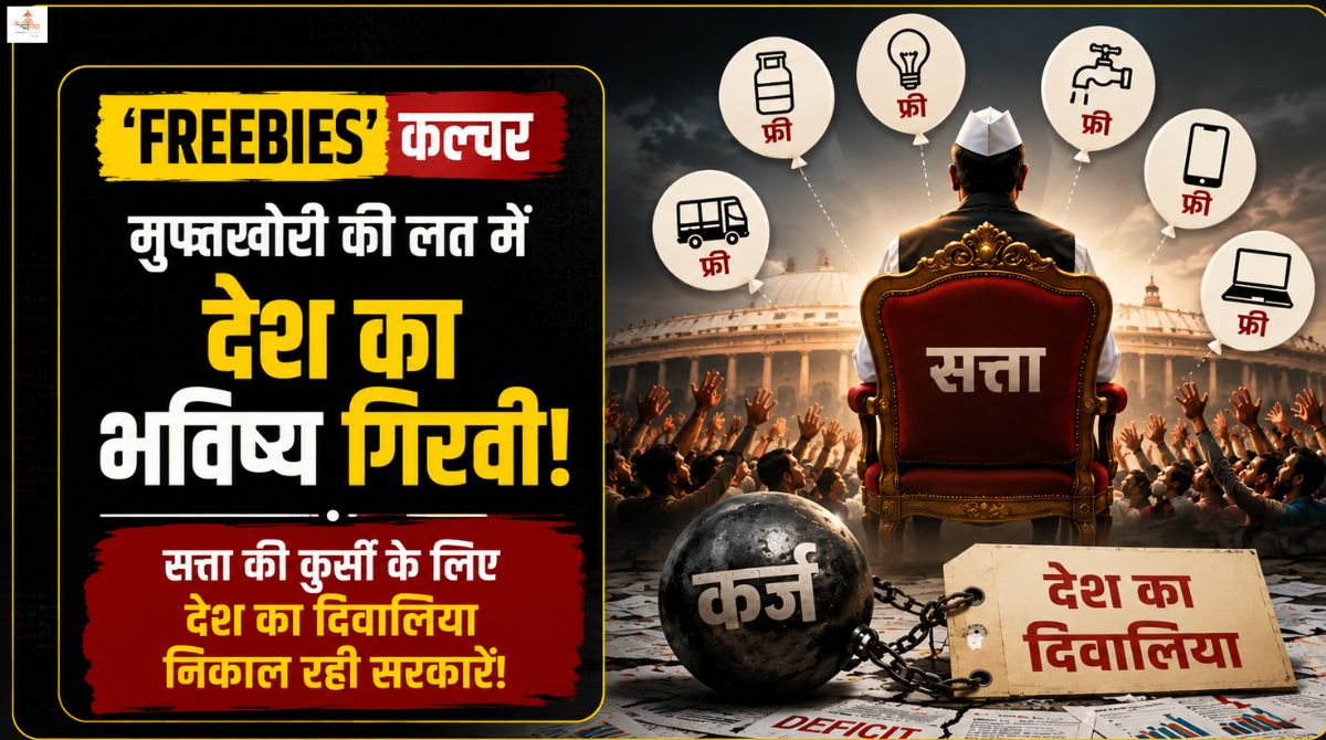 'Freebies' कल्चर- मुफ्तखोरी की लत में देश का भविष्य गिरवी, सत्ता की कुर्सी के लिए देश का दिवालिया निकाल रही सरकारें