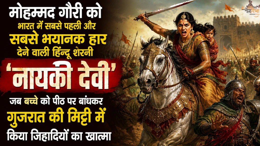 मोहम्मद गौरी को भारत में सबसे पहली और सबसे भयानक हार देने वाली हिन्दू शेरनी 'नायकी देवी', जब बच्चे को पीठ पर बांधकर गुजरात की मिट्टी में किया जिहादियों का खुल्ला नरसंहार