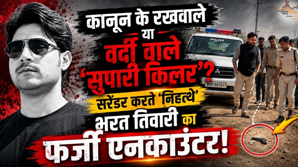 कानून के रखवाले या वर्दी वाले 'सुपारी किलर'? सरेंडर करते 'निहत्थे' भरत तिवारी के फर्जी एनकाउंटर पर 'बिकाऊ' बिहार पुलिस की बखिया खदेड़ते ये 5 सीधे सवाल