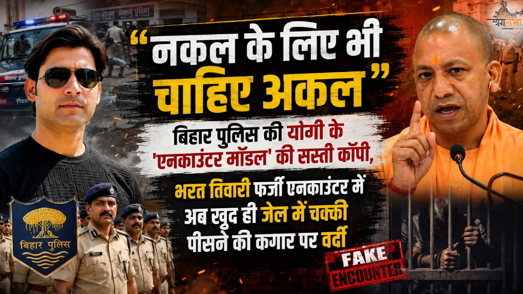 "नकल के लिए भी चाहिए अकल", बिहार पुलिस की योगी के 'एनकाउंटर मॉडल' की सस्ती कॉपी, भरत तिवारी फर्जी एनकाउंटर में अब खुद ही जेल में चक्की पीसने की कगार पर वर्दी