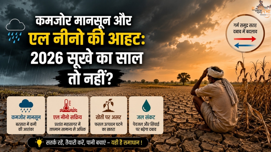 कमजोर मानसून और एल नीनो की आहट: 2026 सूखे का साल तो नहीं?