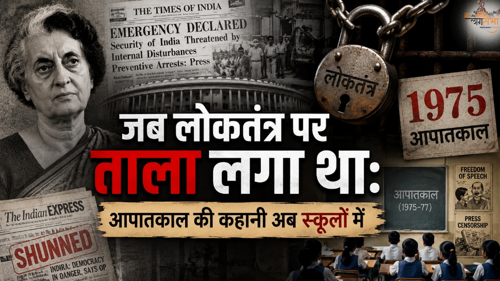 जब लोकतंत्र पर ताला लगा था: आपातकाल की कहानी अब स्कूलों में