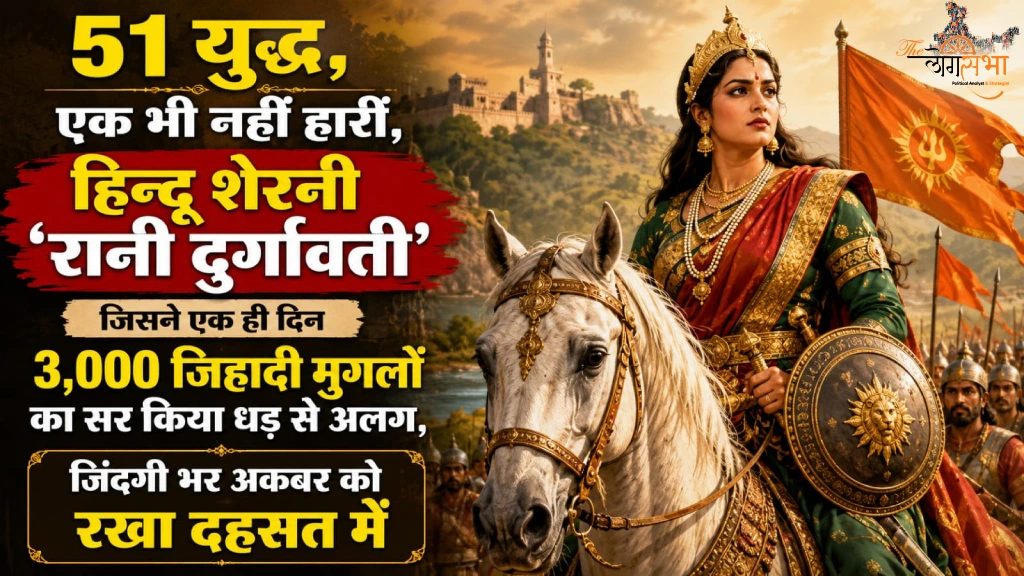 51 युद्ध, एक भी नहीं हारीं, हिन्दू शेरनी 'रानी दुर्गावती', जिसने एक ही दिन में 3,000 जिहादी मुगलों का सर किया धड़ से अलग, जिंदगी भर अकबर को रखा दहसत में