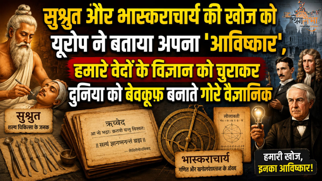 सुश्रुत और भास्कराचार्य की खोज को यूरोप ने बताया अपना 'आविष्कार', हमारे वेदों के विज्ञान को चुराकर दुनिया को बेवकूफ बनाते गोरे वैज्ञानिक