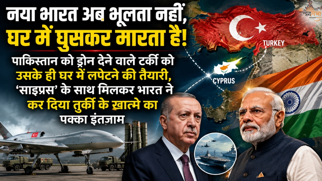 नया भारत अब भूलता नहीं, घर में घुसकर मारता है! पाकिस्तान को ड्रोन देने वाले टर्की को उसके ही घर में लपेटने की तैयारी, 'साइप्रस' के साथ मिलकर भारत ने कर दिया तुर्की के खात्मे का पक्का इंतज़ाम