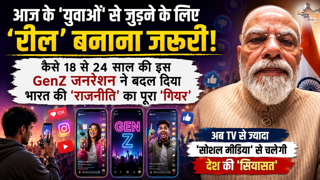 आज के 'युवाओं' से जुड़ने के लिए 'रील' बनाना जरुरी! कैसे 18 से 24 साल की इस 'GenZ' जनरेशन ने बदल दिया भारत की 'राजनीति' का पूरा 'गियर', अब TV से ज्यादा 'सोशल मीडिया' से चलेगी देश की 'सियासत'
