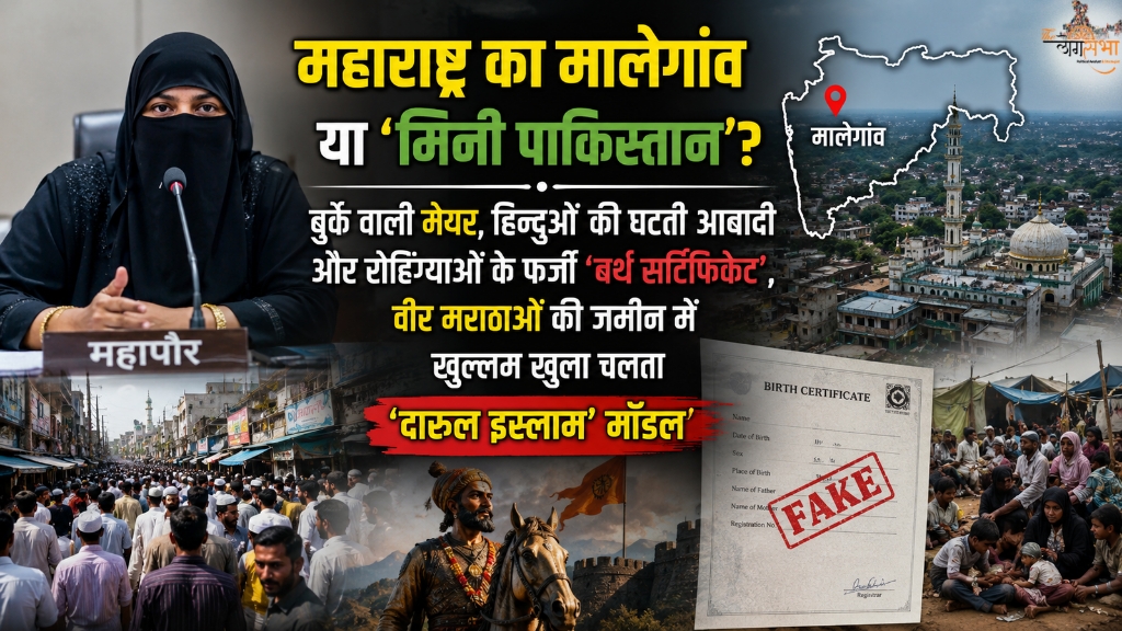महाराष्ट्र का मालेगांव या 'मिनी पाकिस्तान'? बुर्के वाली मेयर, हिन्दुओं की घटती आबादी और रोहिंग्याओं के फर्जी 'बर्थ सर्टिफिकेट', वीर मराठाओं की जमीन में खुल्लम खुला चलता 'दारुल इस्लाम' मॉडल